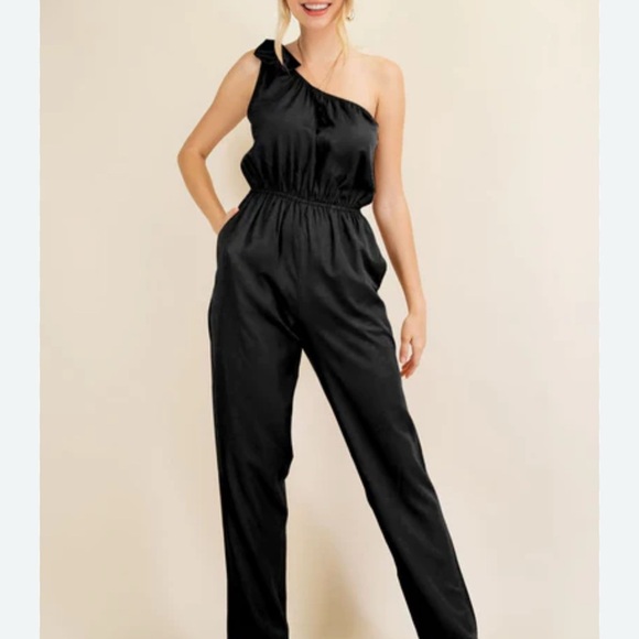Elegant khaki Jumpsuit by Kori - Picture 5 of 5